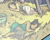 Zwei gefangene Frauen in Clearsights Klassenzimmer.png