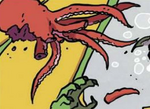 Halb verspeiste Krake in Das verlorene Erbe (Graphic Novel)