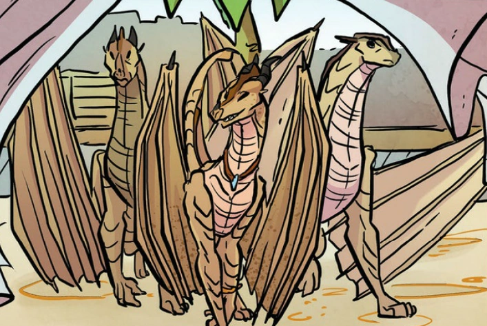 Datei:Vier lachende Sandflügler der Bösekrallen.png